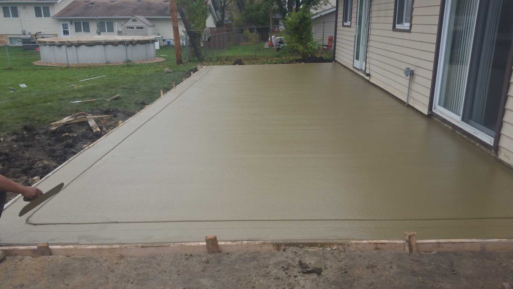 Concrete Patio Install Johnston City, Illinois